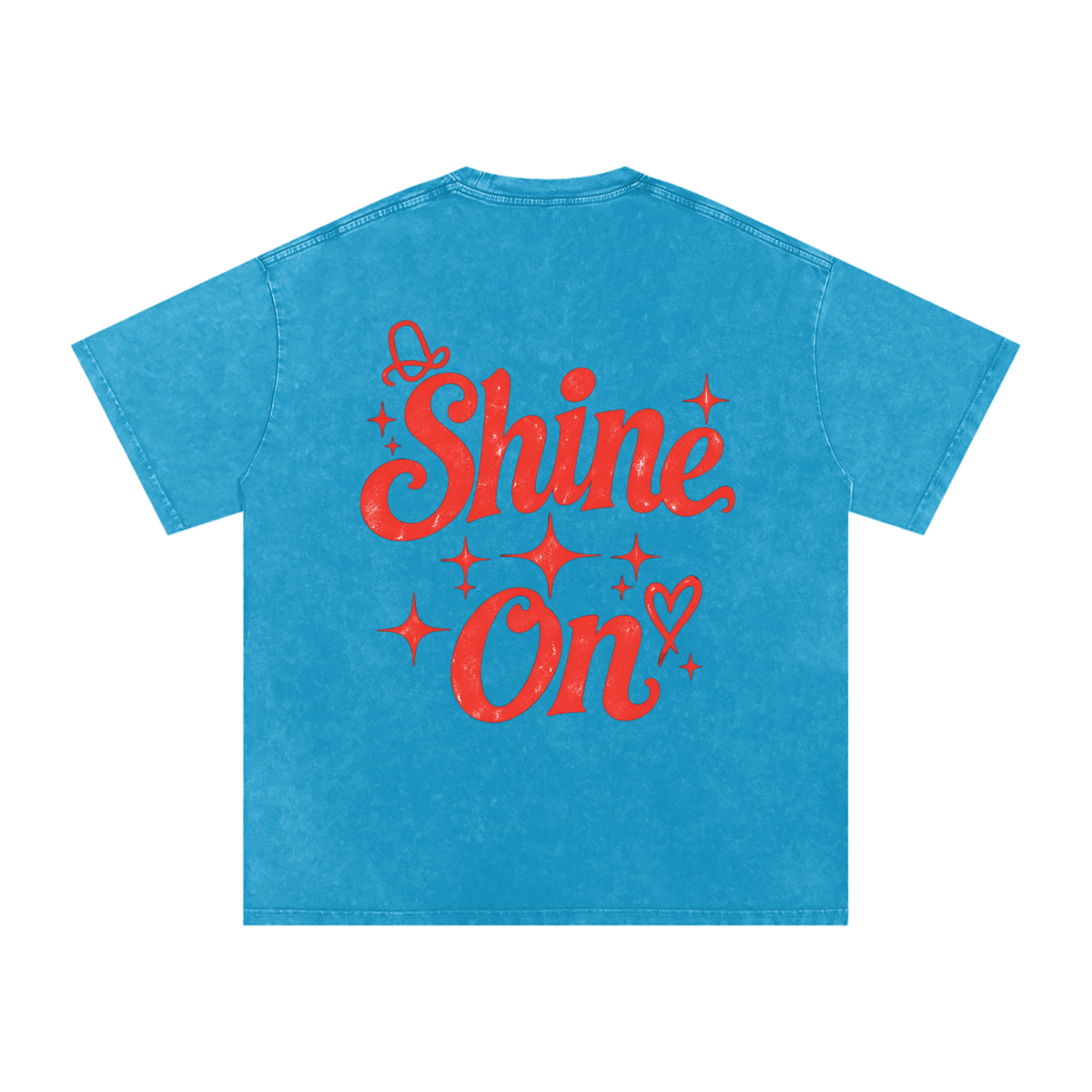 Dolly Parton Shine On Snow Washed Oversized Cotton T-Shirt