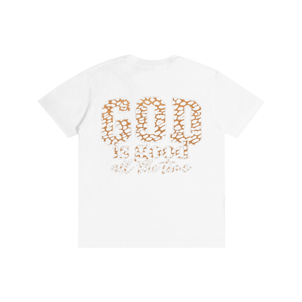 God Is Good All The Time — Cheetah Print Unisex Tee