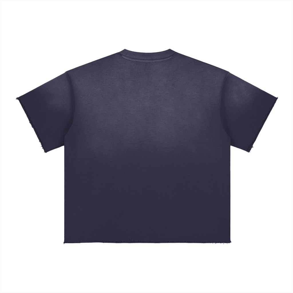 Sober Army — Sun Fade Raw Edge Tee
