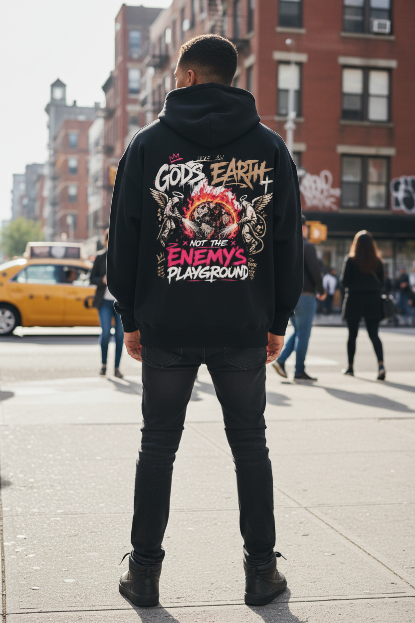 God's Earth Not the Enemy's Playground Unisex Hoodie