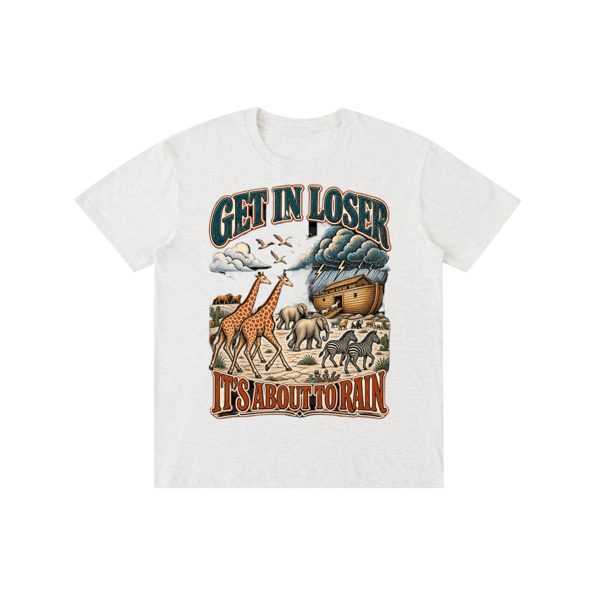GET in Losers, It's About to Rain Unisex Tee