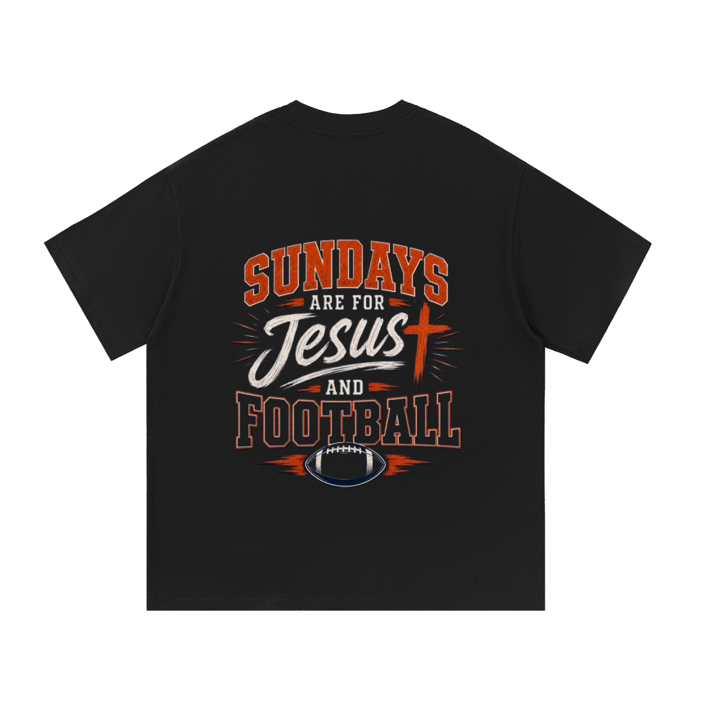 Sundays Are for Jesus and Football — Essential Cotton Tee