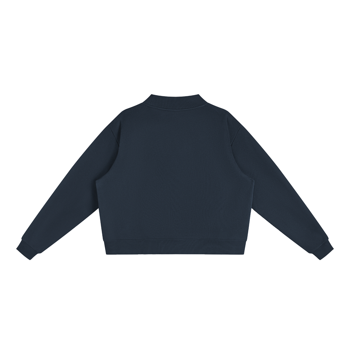 Recovering out Loud Essential Fleece Mock-Neck Crew Sweatshirt