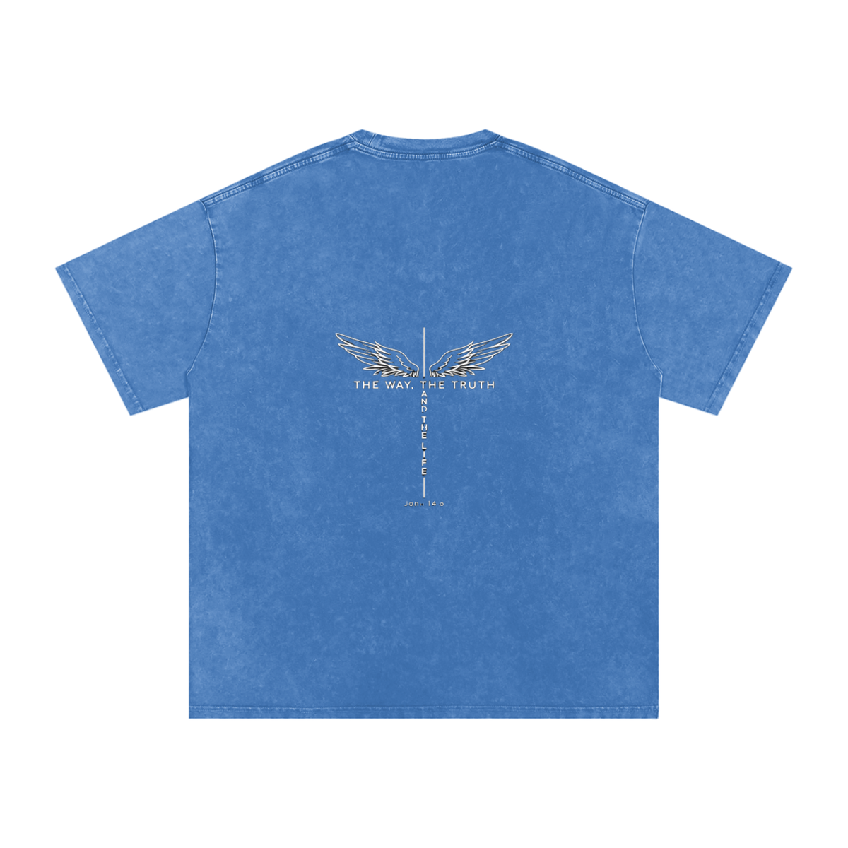The Way The Truth The Life Unisex Snow Washed Tee