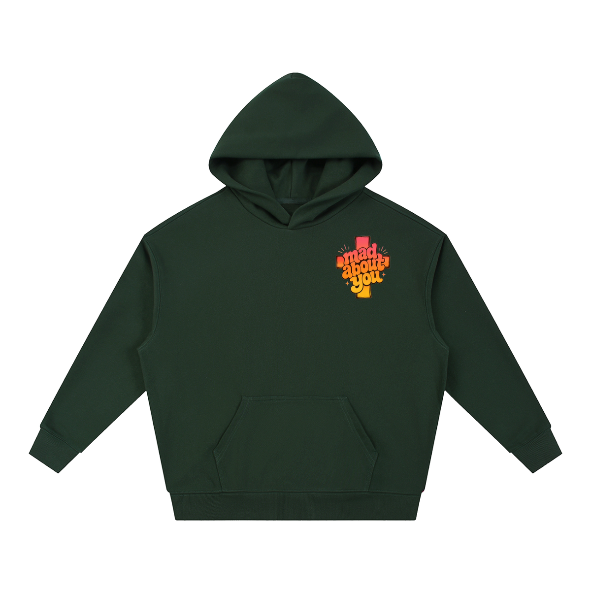 God Is Never Mad at You, He Is Always Mad About You Unisex Hoodie