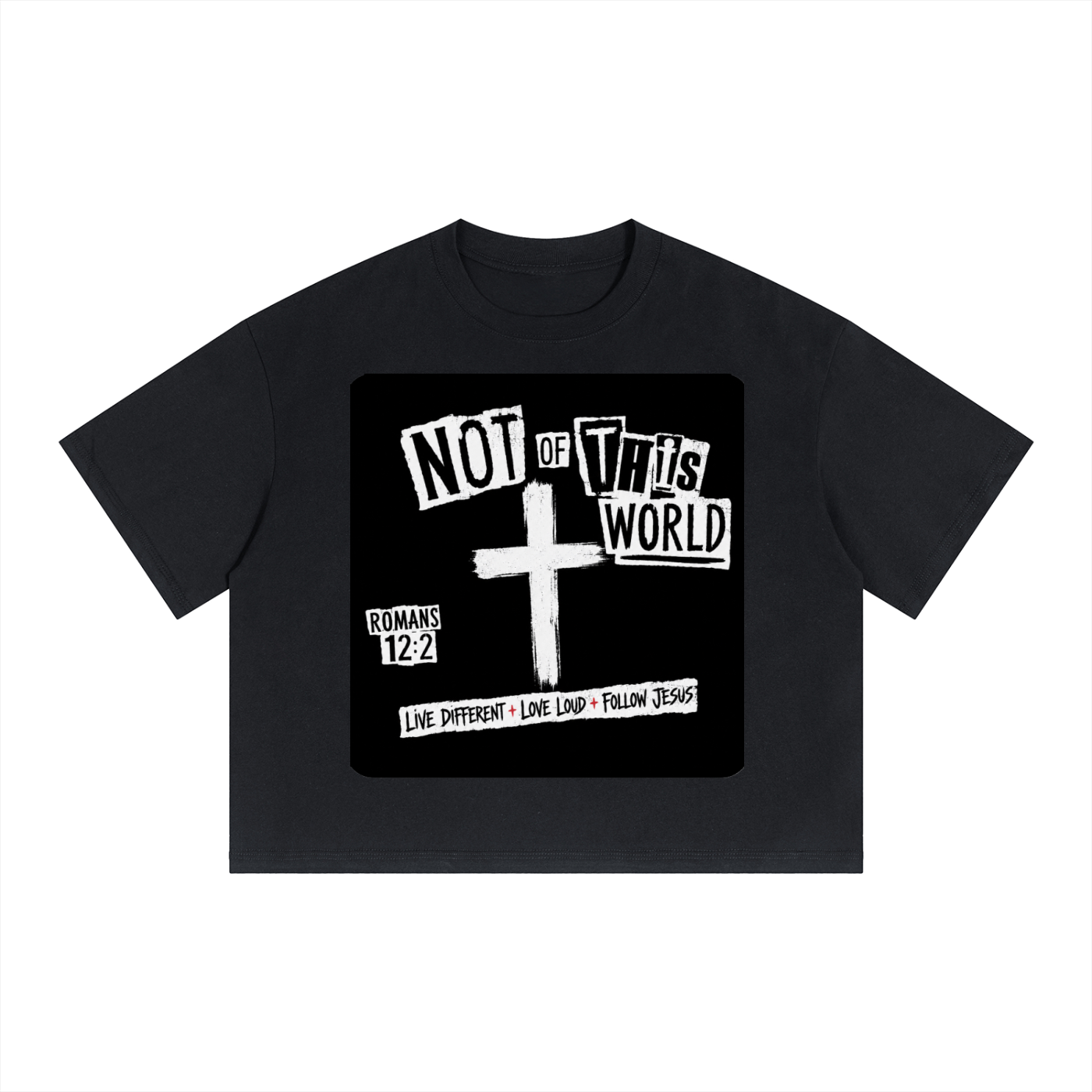 Not of This World — Boxy Crop Tee