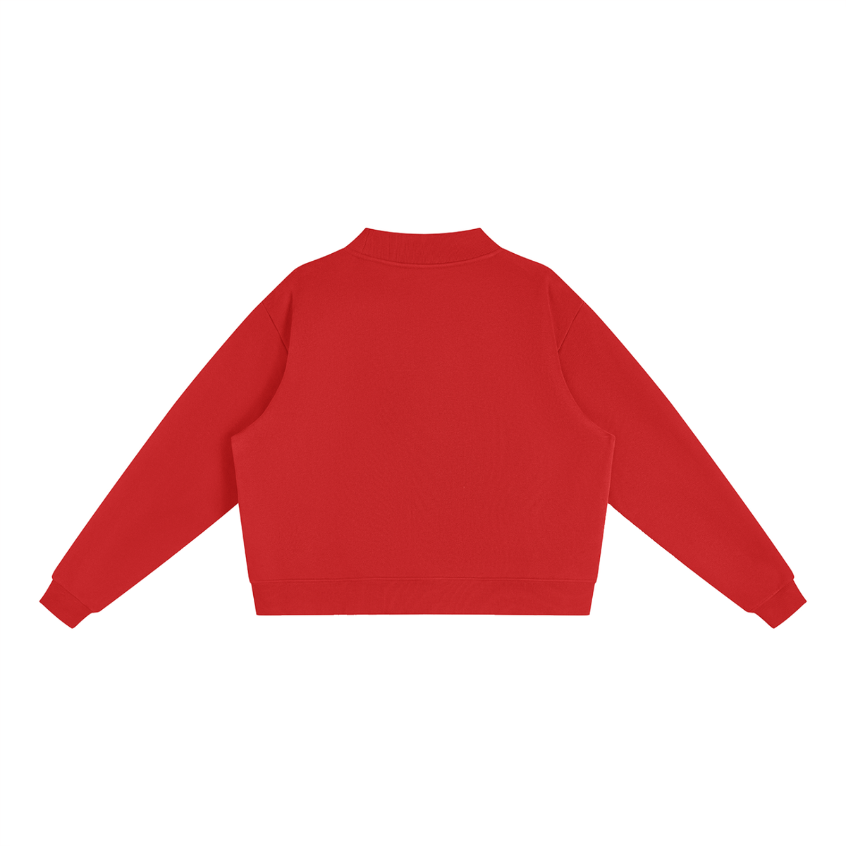 Jesus Fleece Mock-Neck Crew Sweatshirt