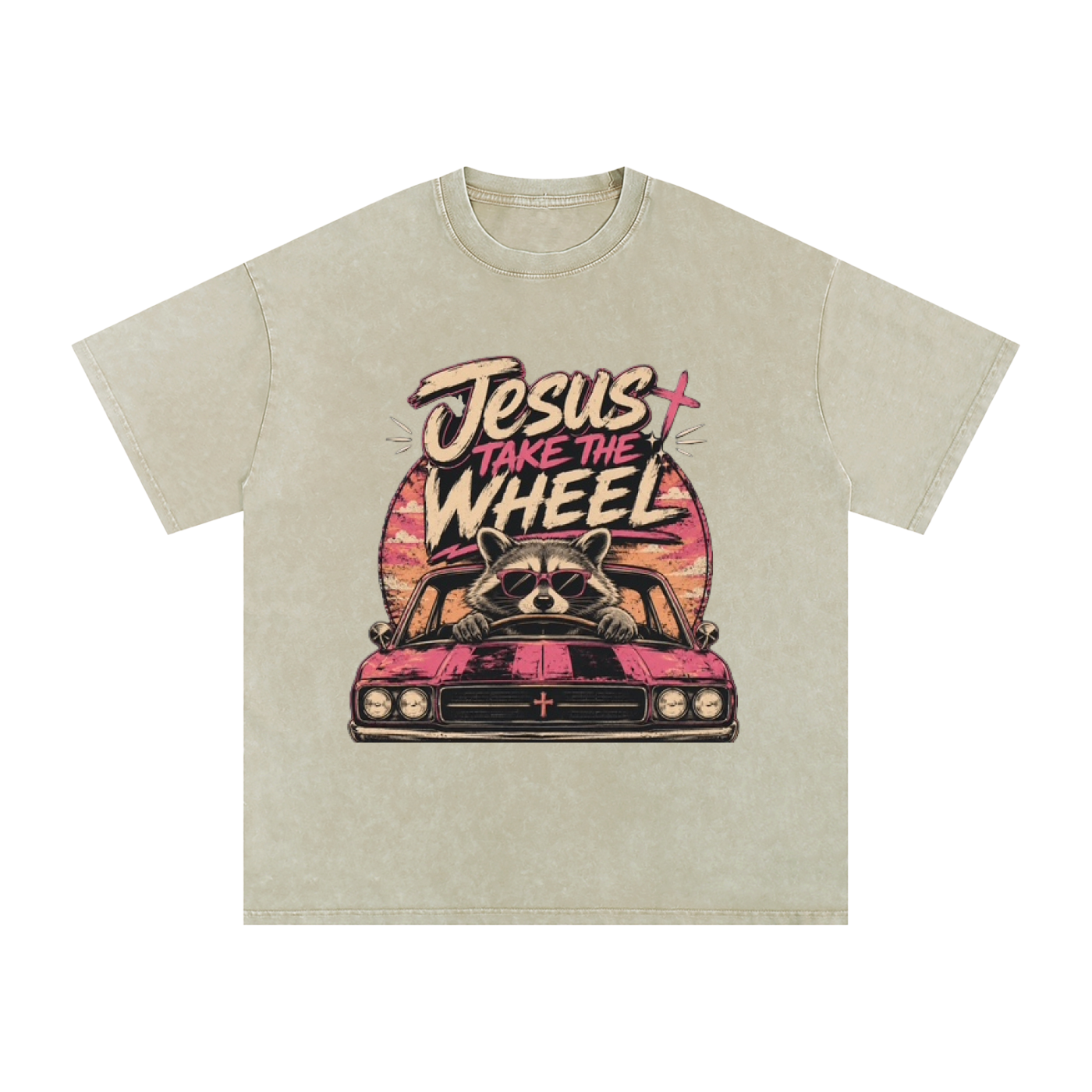 Jesus Take the Wheel Tee