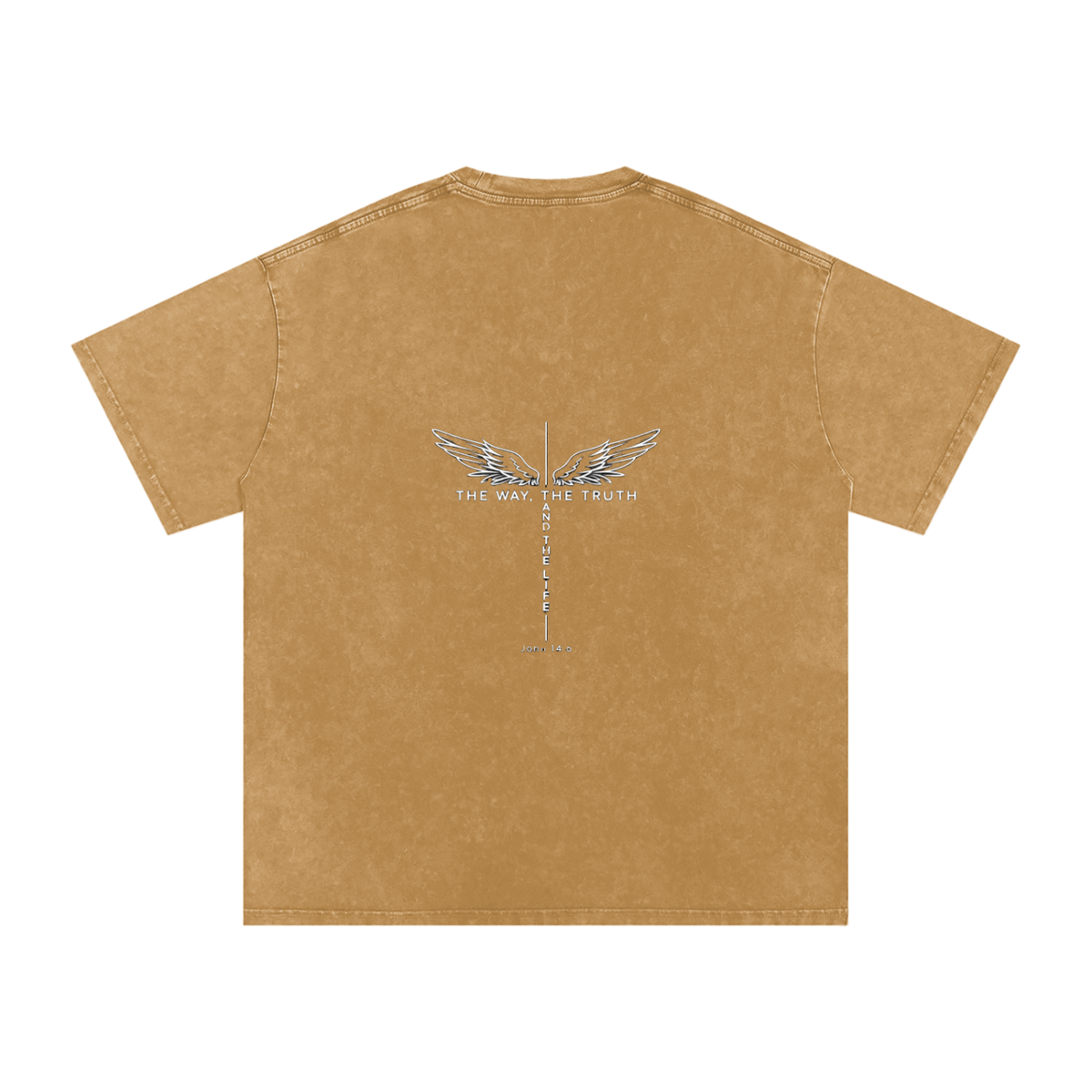 The Way The Truth The Life Unisex Snow Washed Tee