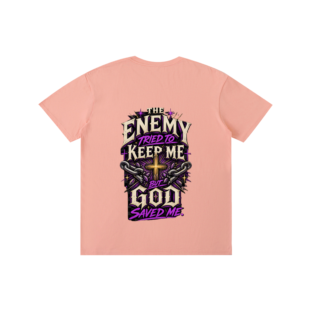 The Enemy Tried to Keep Me but God Saved Me Unisex Tee