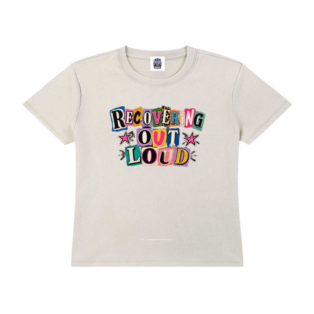 Recovering out Loud Vintage Wash Drop Shoulder T-shirt