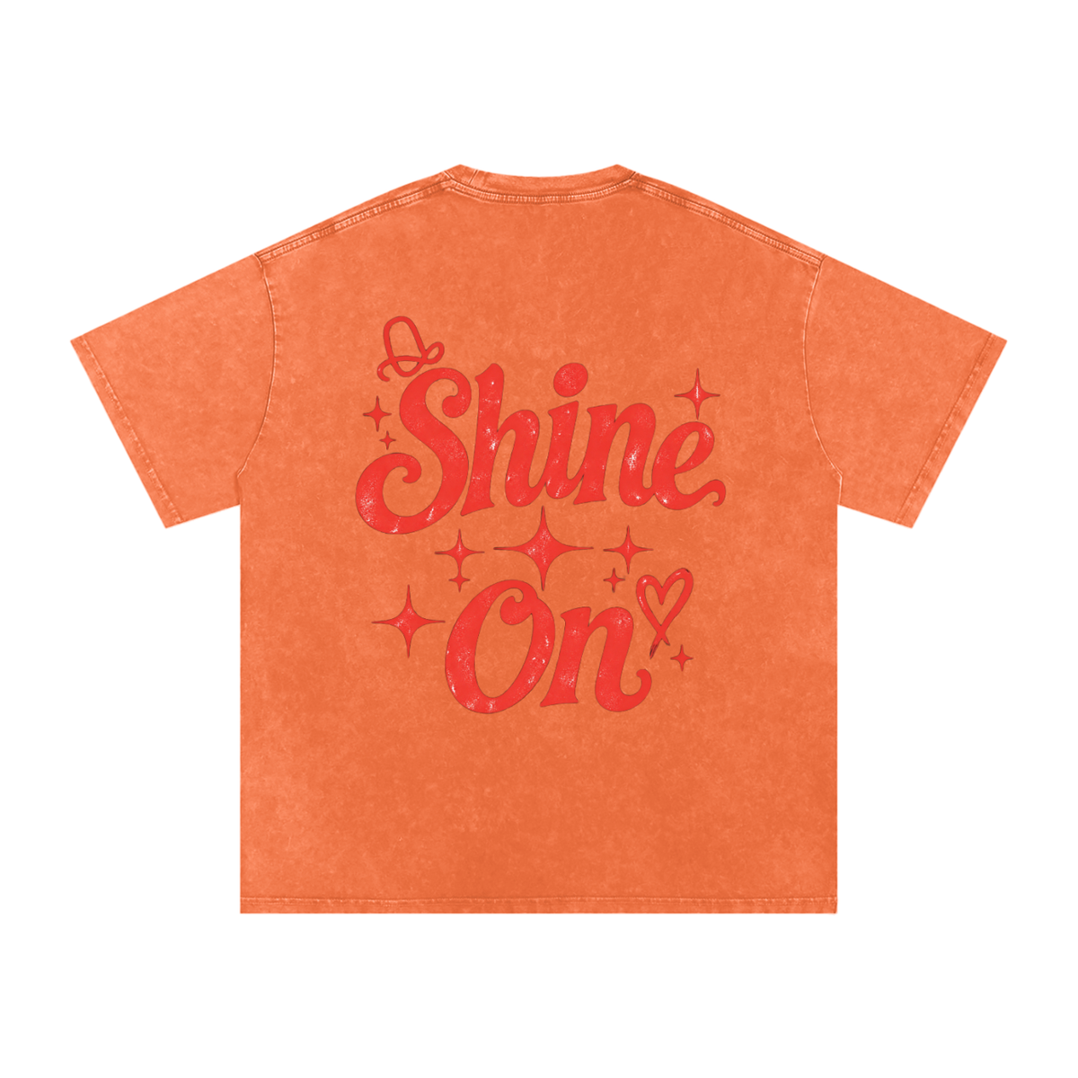 Dolly Parton Shine On Snow Washed Oversized Cotton T-Shirt