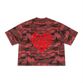 Unisex Boxy Camo Print T-Shirt