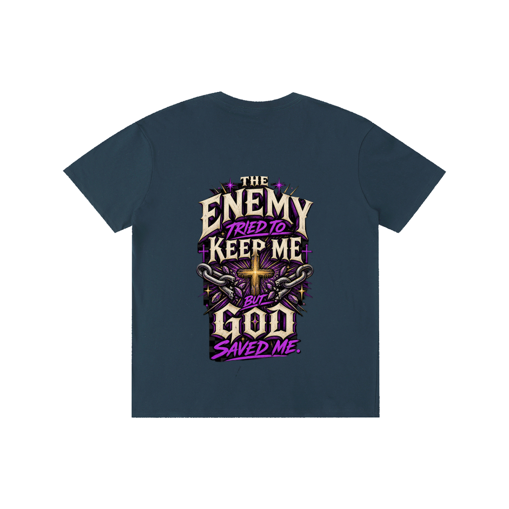 The Enemy Tried to Keep Me but God Saved Me Unisex Tee
