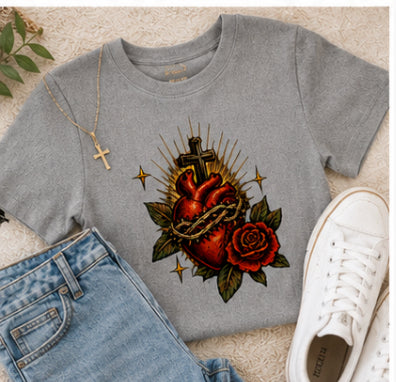 Worship Out Loud Women's Sunfade Washed Tee – Psalm 100:1