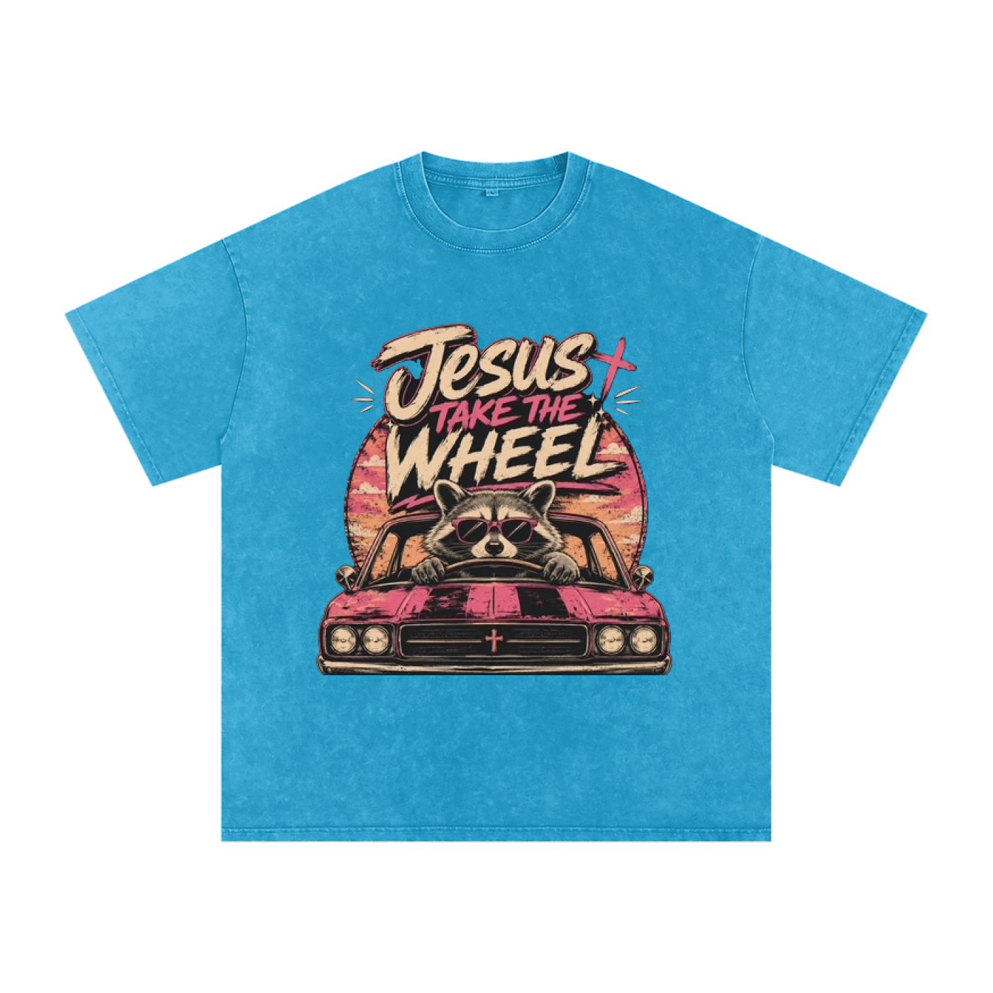 Jesus Take the Wheel Tee