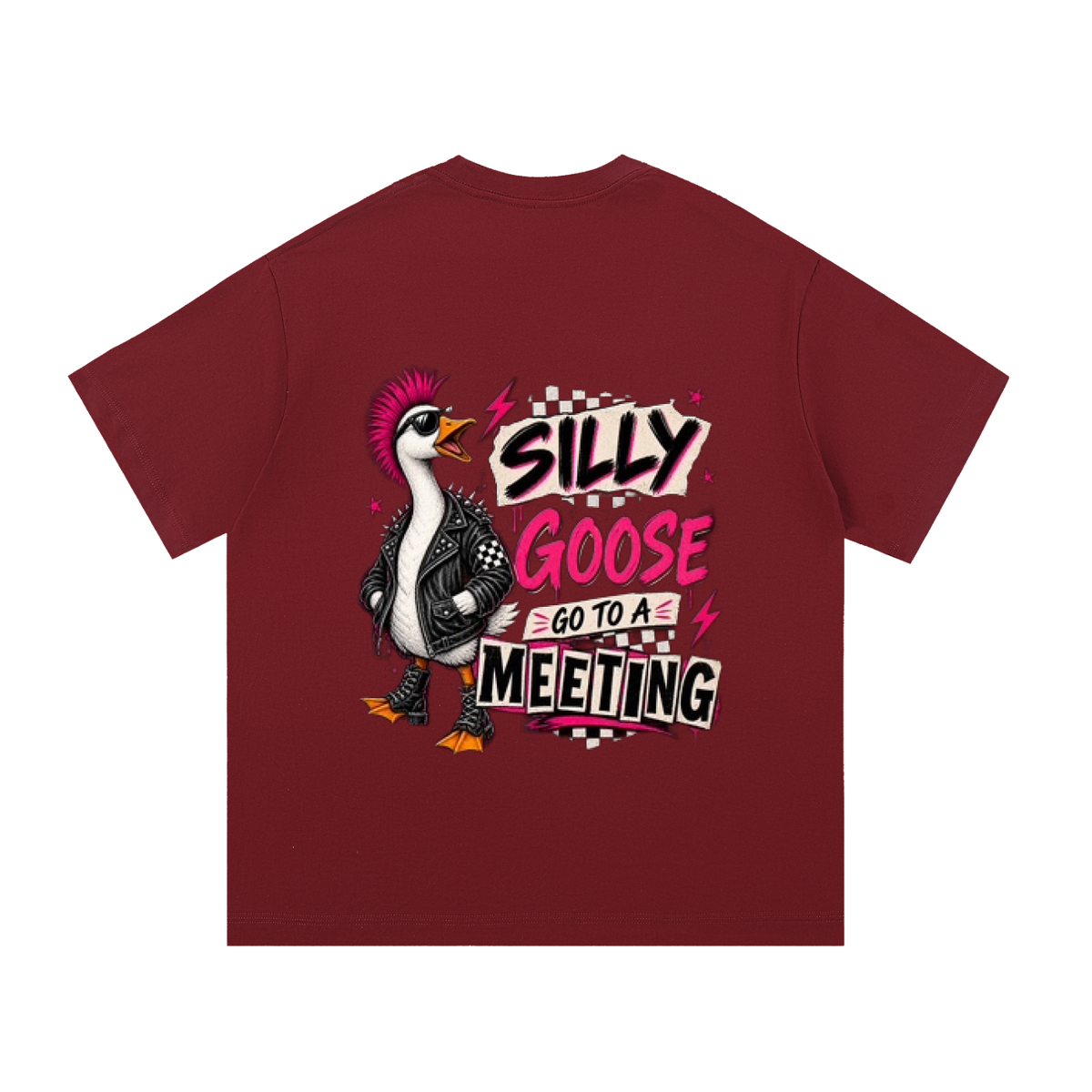 Silly Goose: Go to a Meeting Unisex Tee