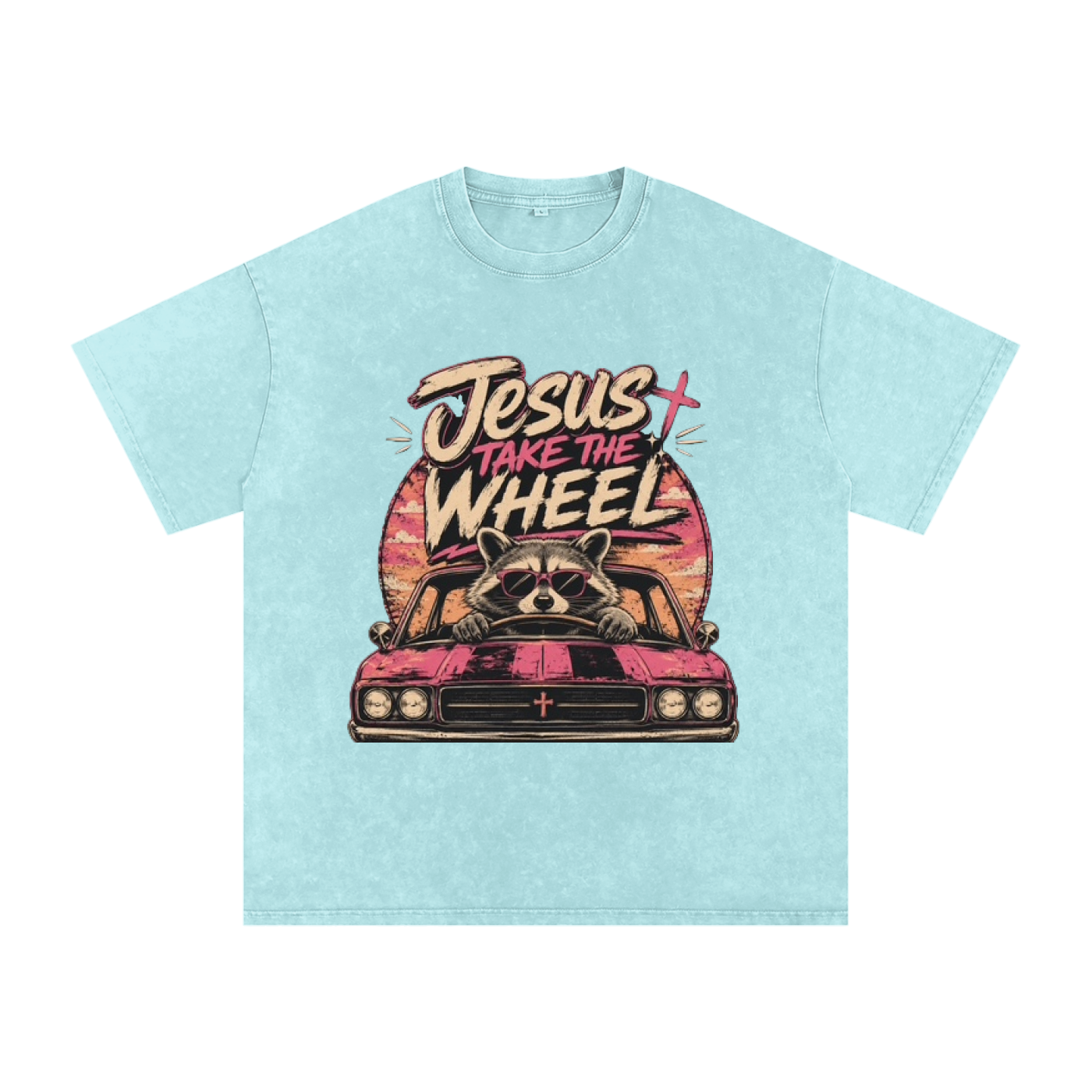 Jesus Take the Wheel Tee