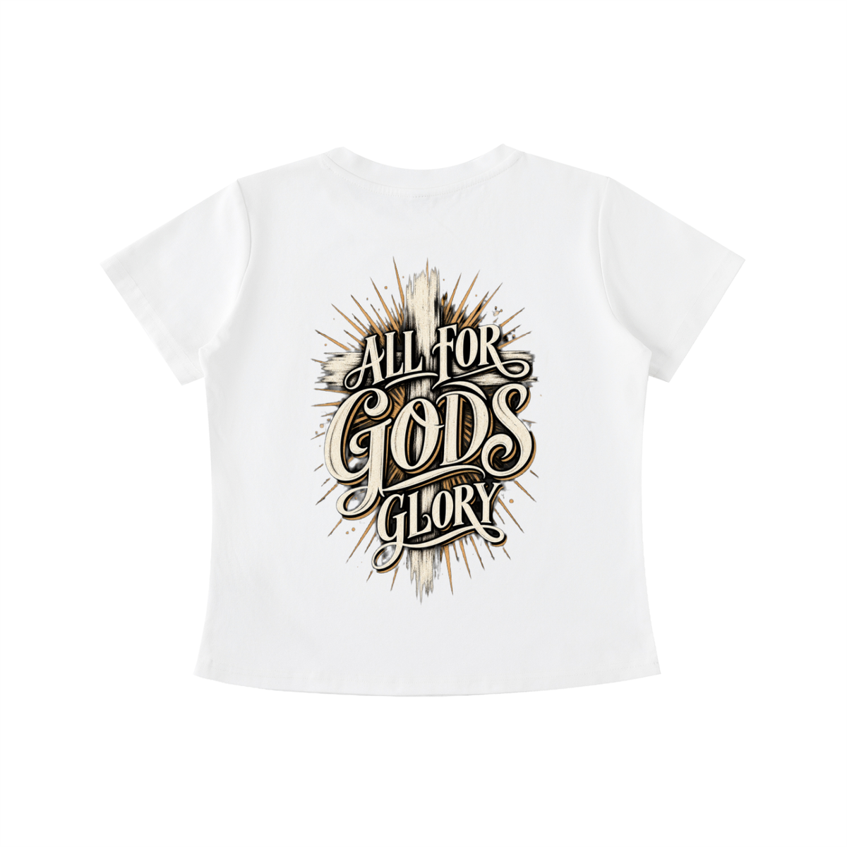 All for God's Glory Women's Crop Tee