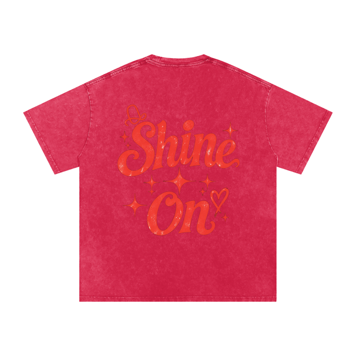 Dolly Parton Shine On Snow Washed Oversized Cotton T-Shirt