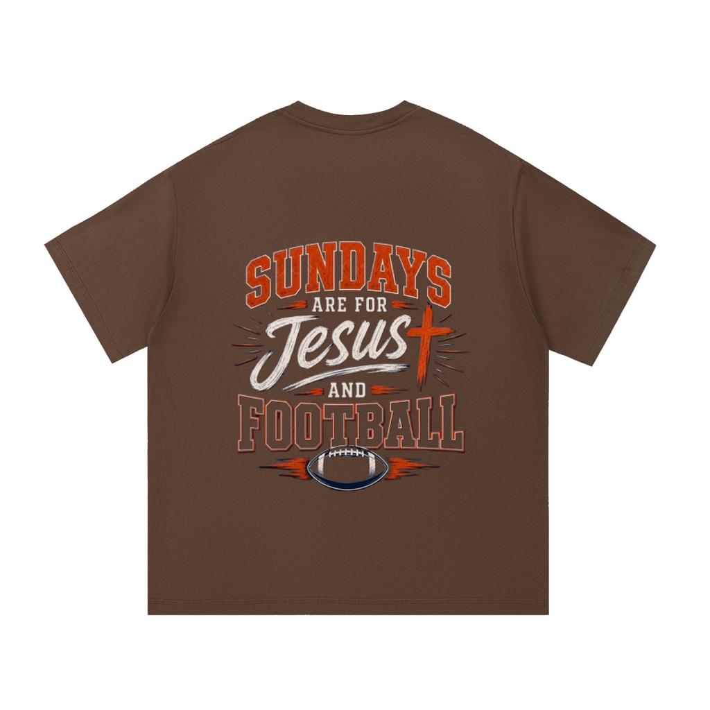 Sundays Are for Jesus and Football — Essential Cotton Tee