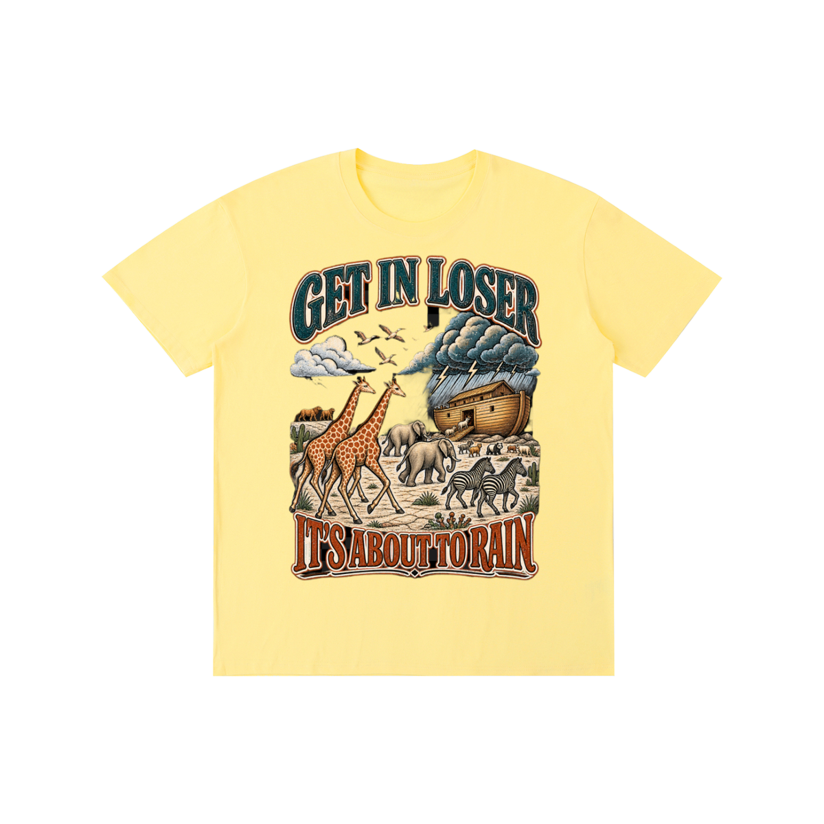 GET in Losers, It's About to Rain Unisex Tee