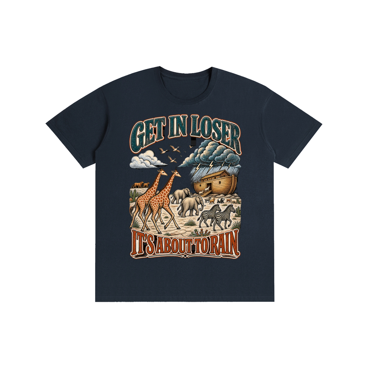 GET in Losers, It's About to Rain Unisex Tee
