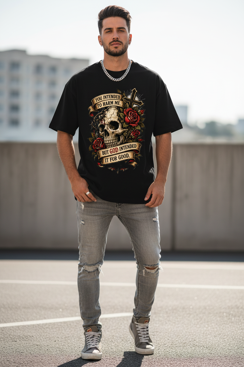 You Intended to Harm Me Graphic Tee – Reeds Worship Outloud