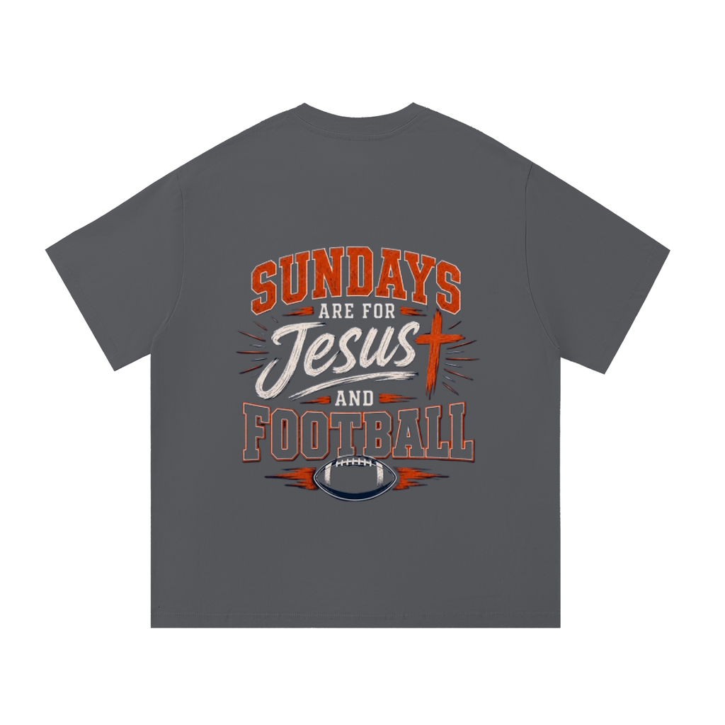 Sundays Are for Jesus and Football — Essential Cotton Tee