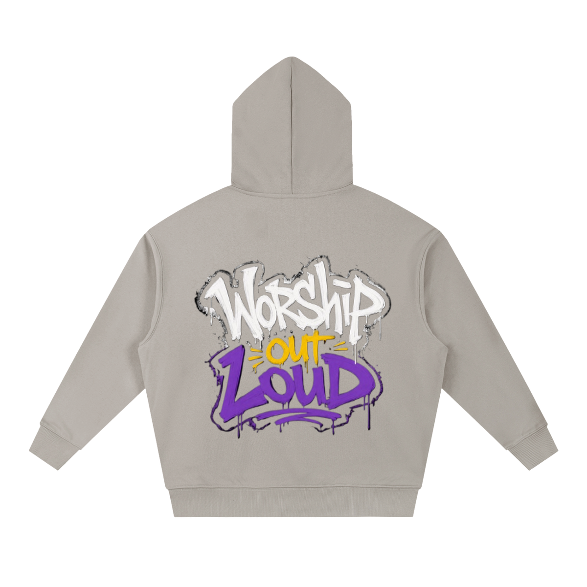 Graffiti Worship Out Loud Unisex Hoodie