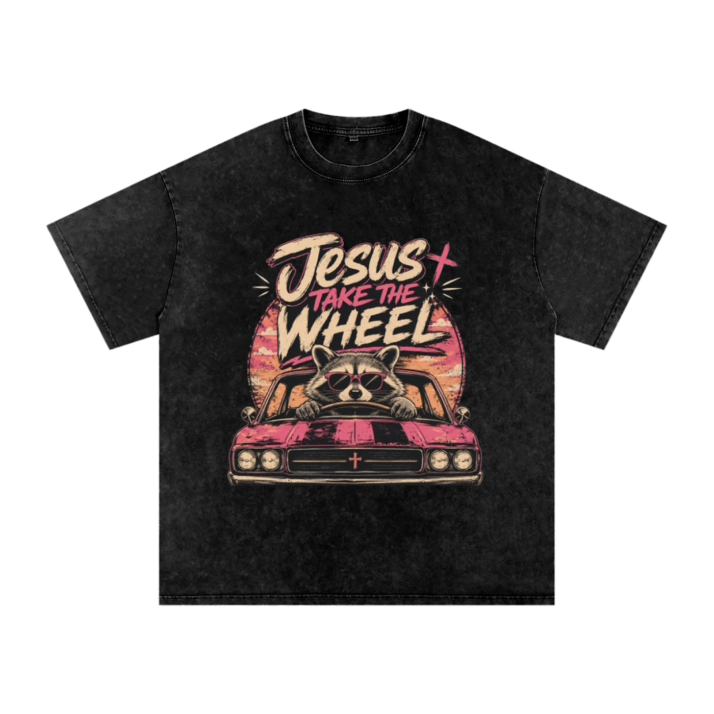 Jesus Take the Wheel Tee