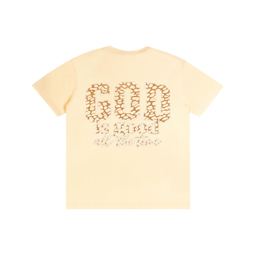 God Is Good All The Time — Cheetah Print Unisex Tee