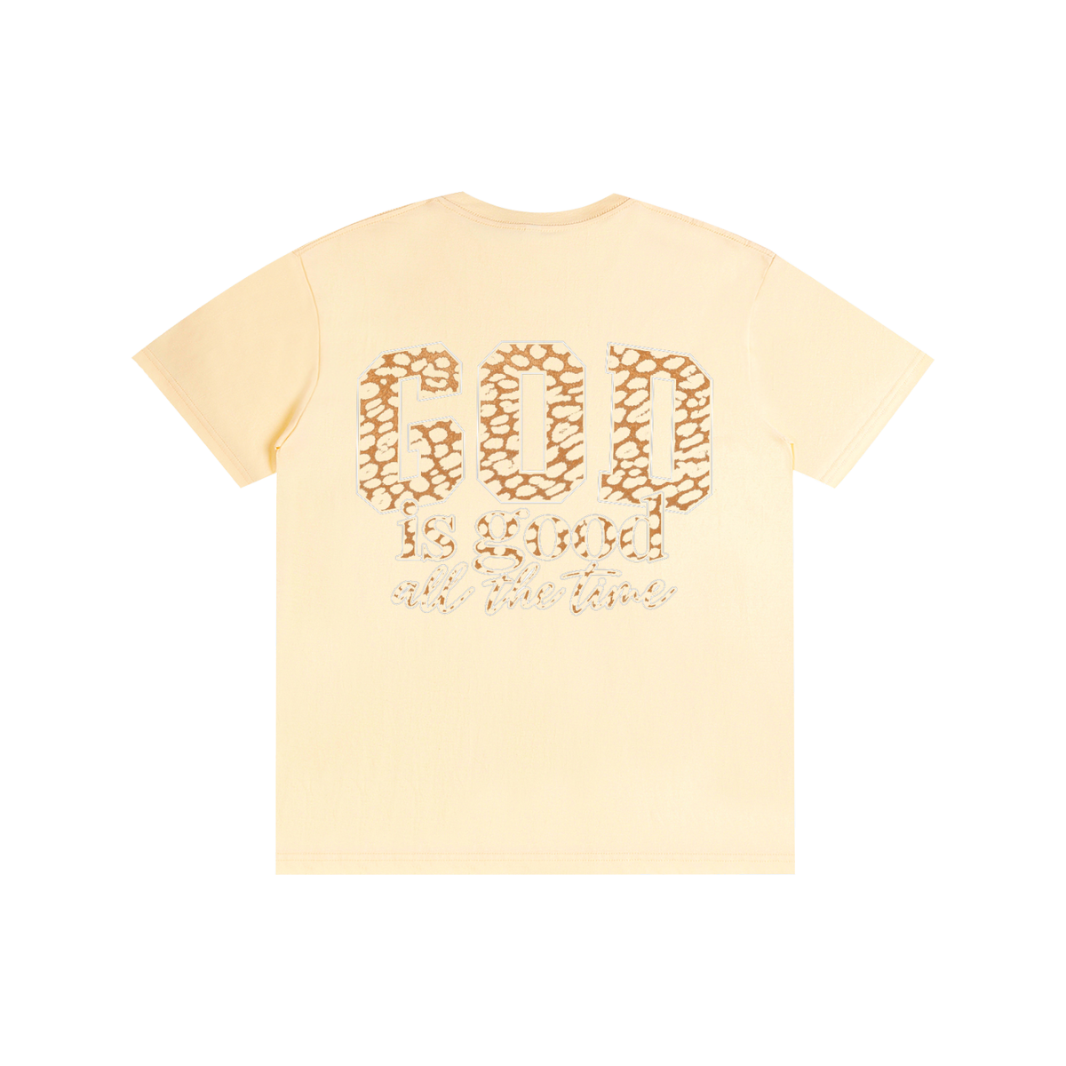 God Is Good All The Time — Cheetah Print Unisex Tee