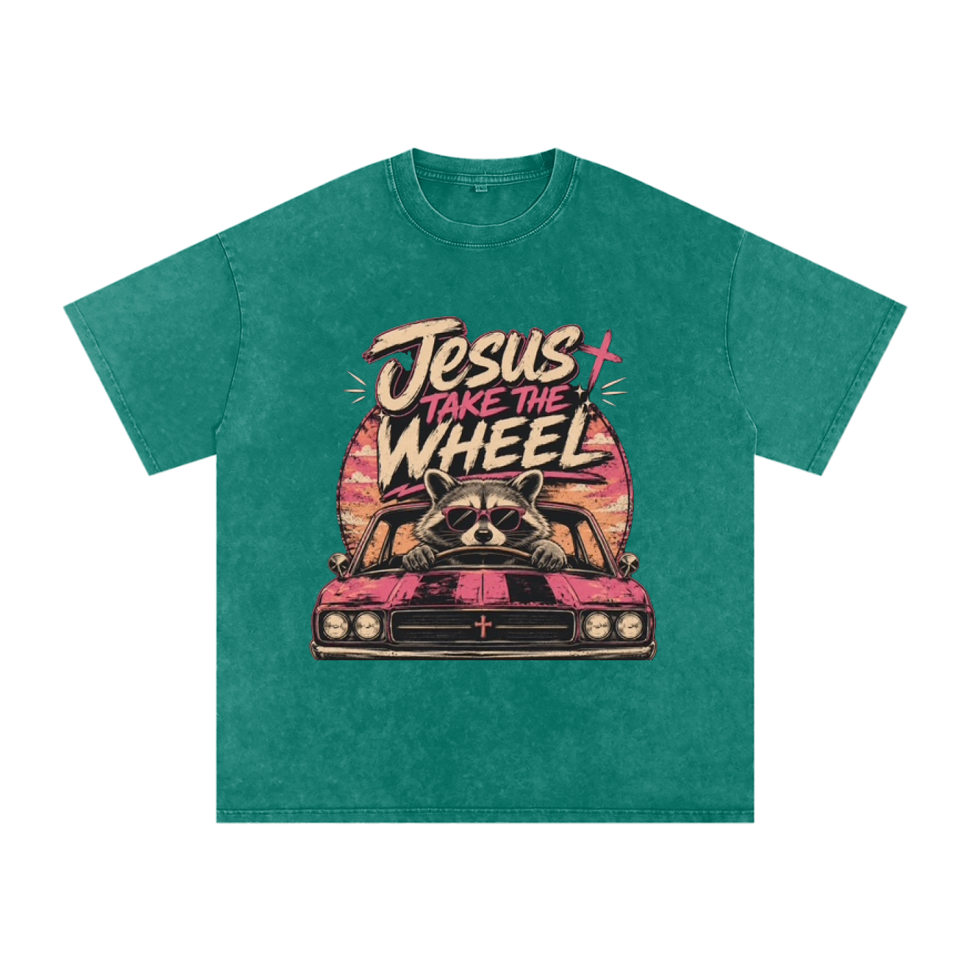 Jesus Take the Wheel Tee