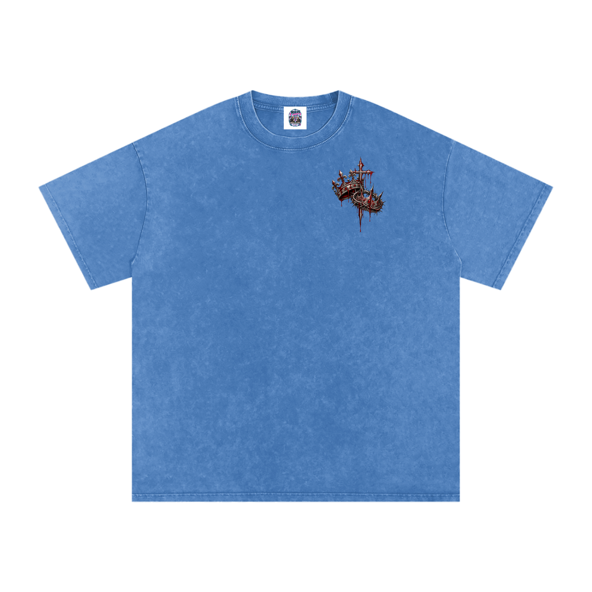 King of Kings — Snow Washed Oversized Tee