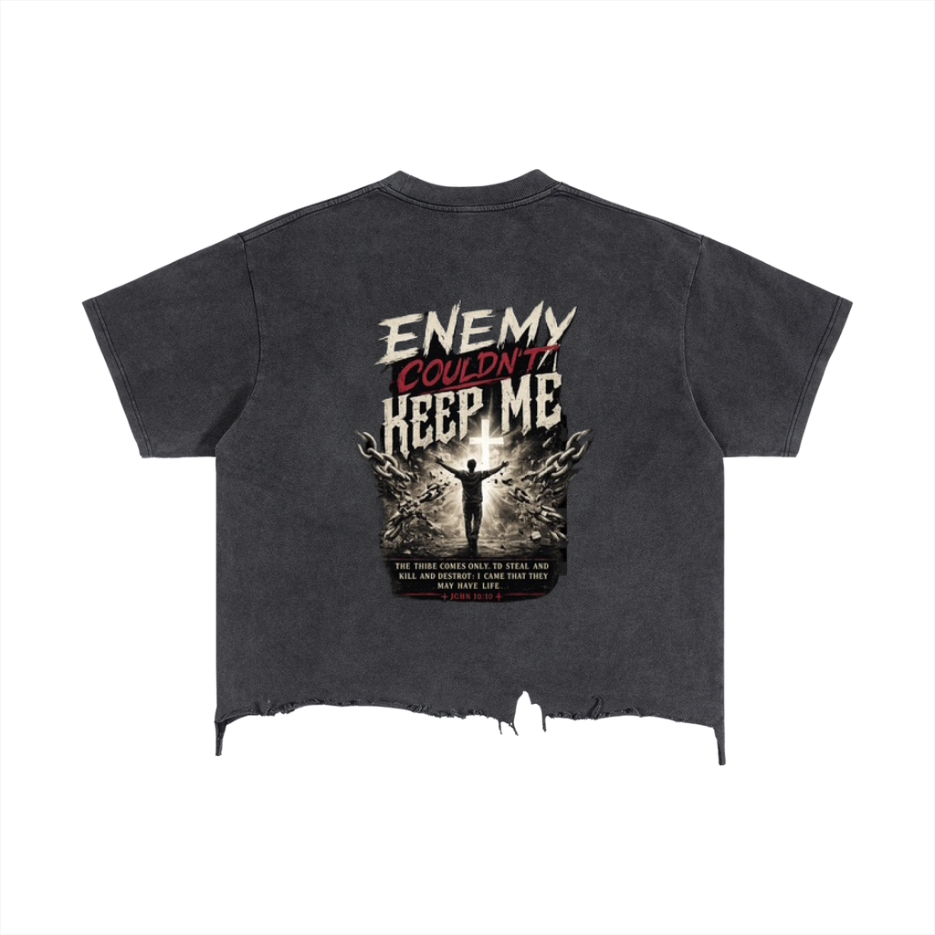 Enemy Couldn't Keep Me Tee – Faith Graphic Streetwear