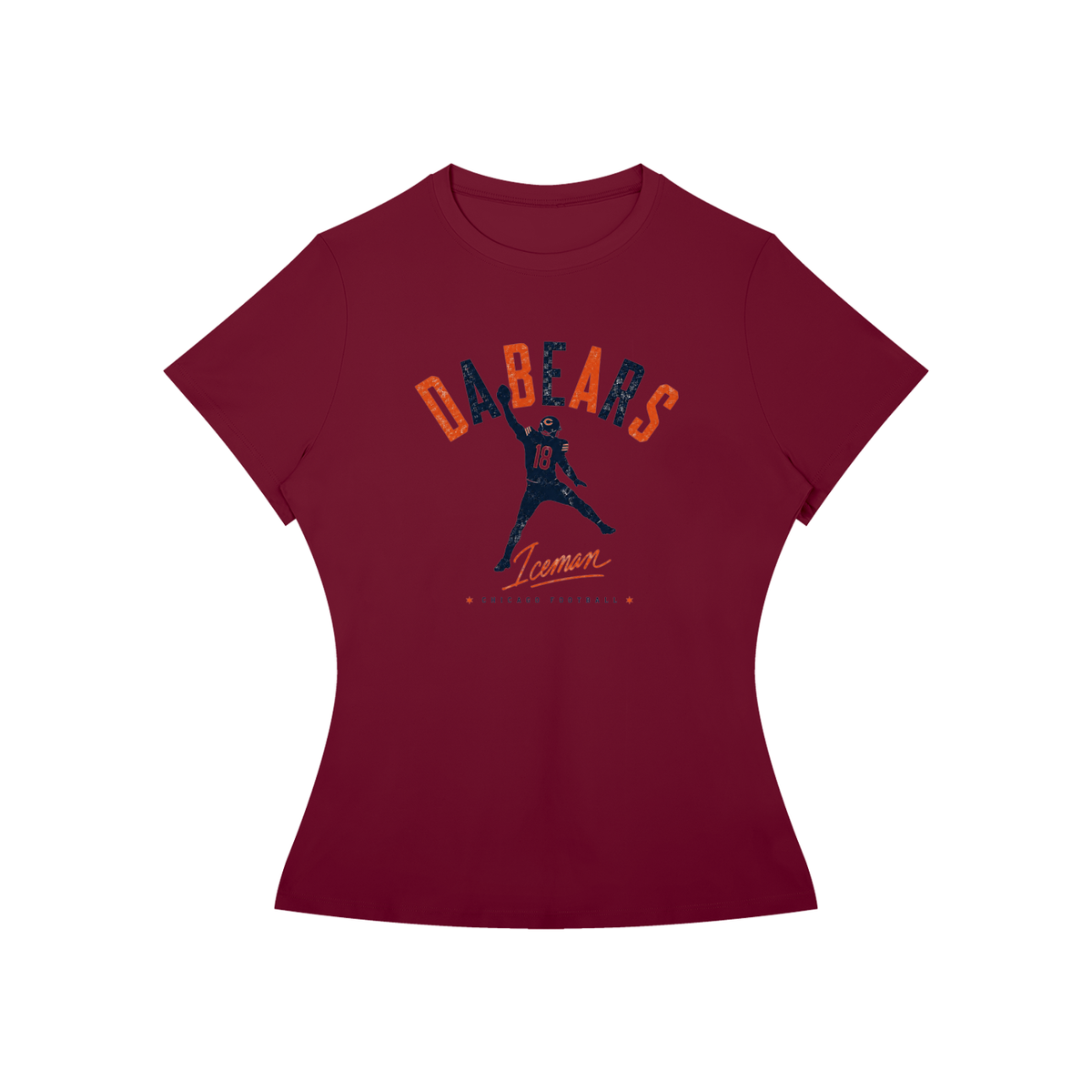 Da Bears Iceman Women’s Slim Fit Performance T-Shirt
