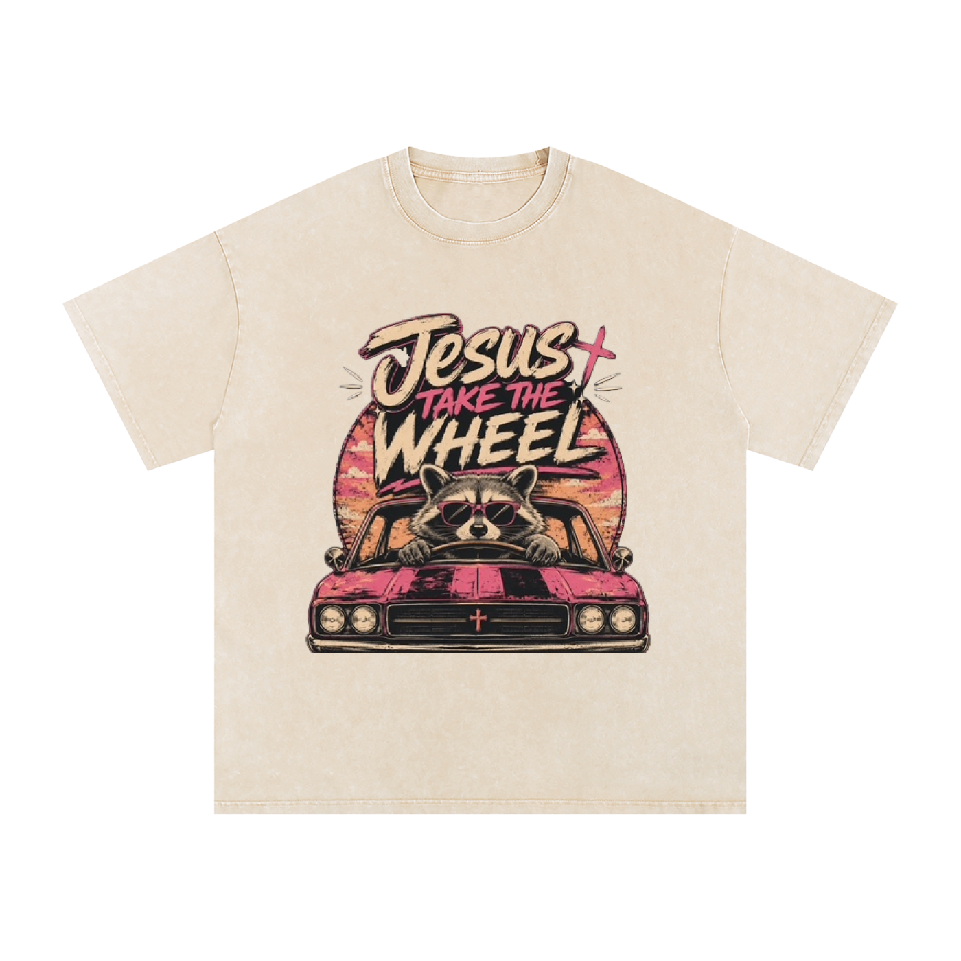 Jesus Take the Wheel Tee