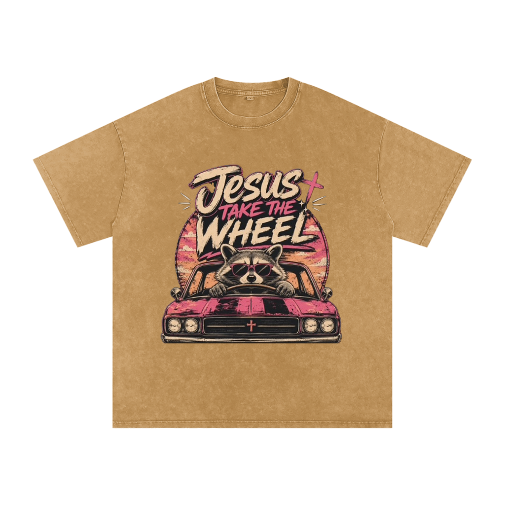 Jesus Take the Wheel Tee