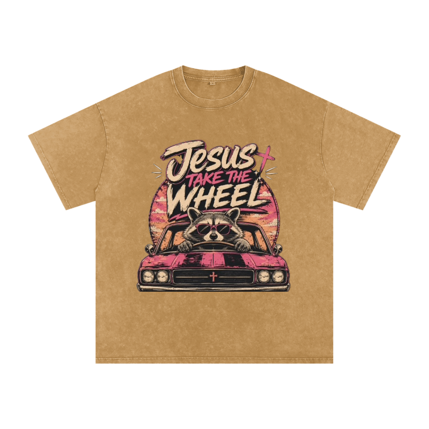 Jesus Take the Wheel Tee