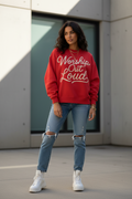 Peal Worship out Loud Essential Fleece Mock-Neck Crew Sweatshirt