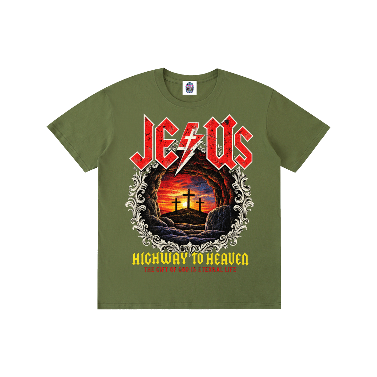Jesus Highway to Heaven Tee