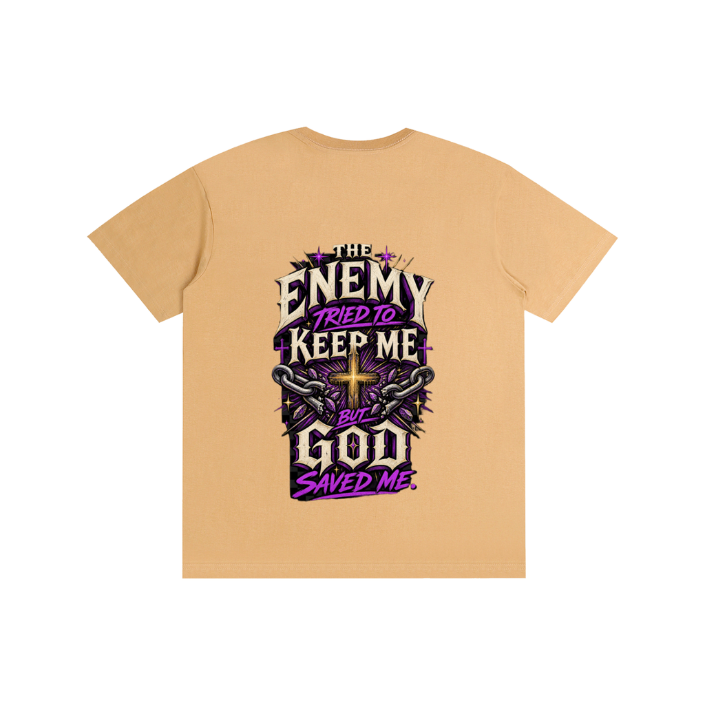 The Enemy Tried to Keep Me but God Saved Me Unisex Tee