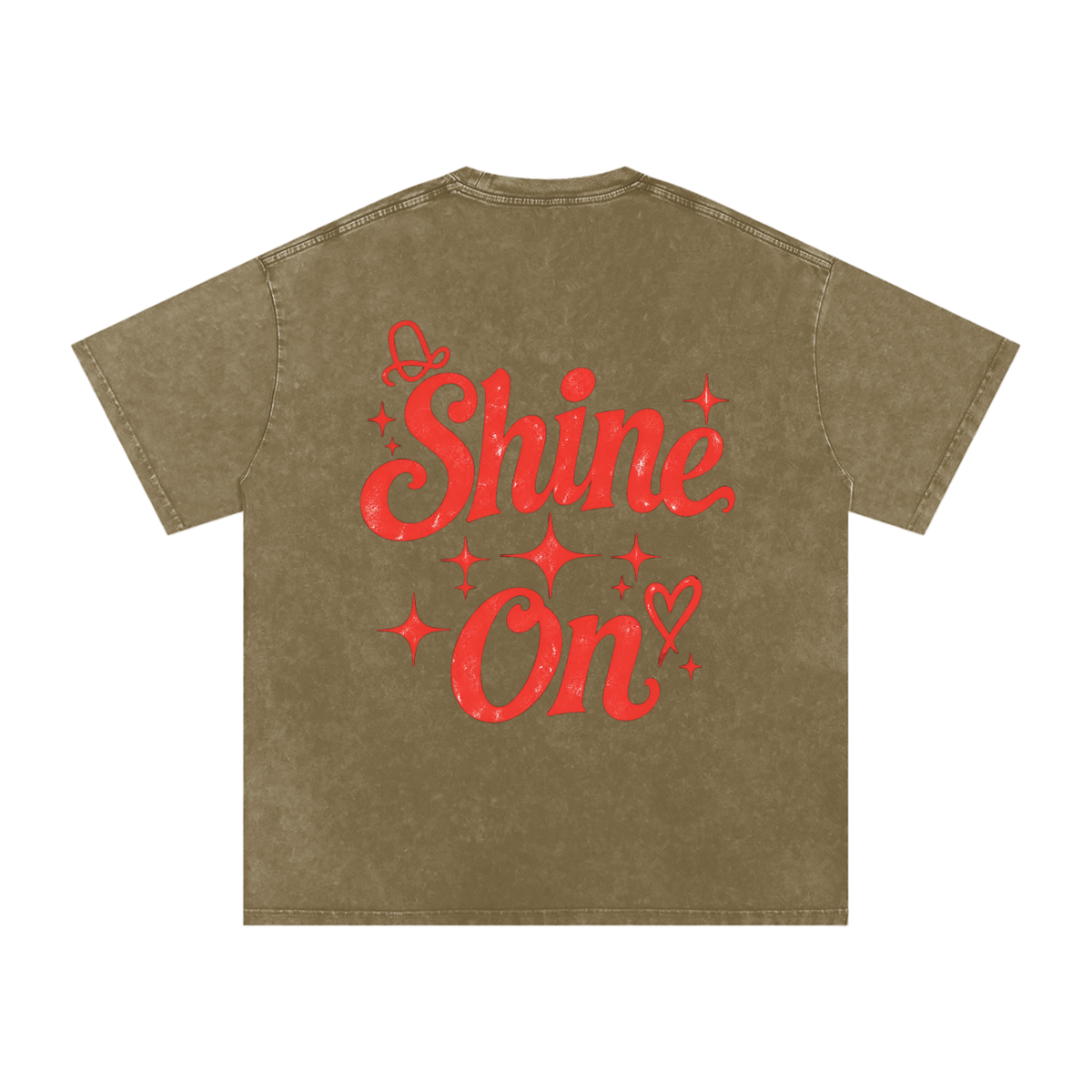 Dolly Parton Shine On Snow Washed Oversized Cotton T-Shirt