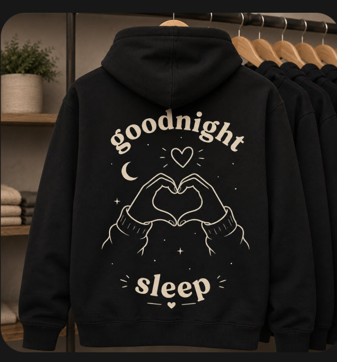 Good Night Sleep — Psalm 4:8 Hoodie