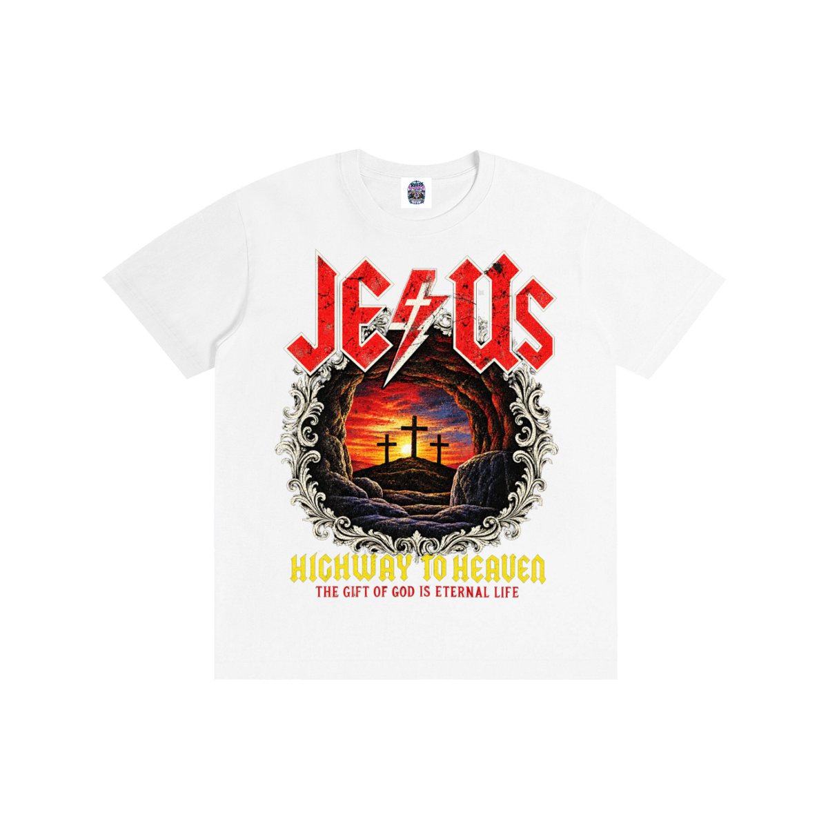 Jesus Highway to Heaven Tee