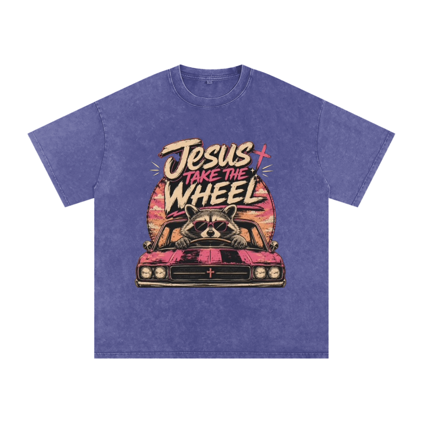 Jesus Take the Wheel Tee