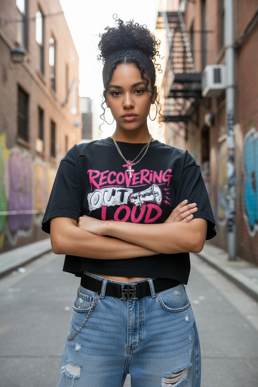 Recovering Out Loud Boxy Tee