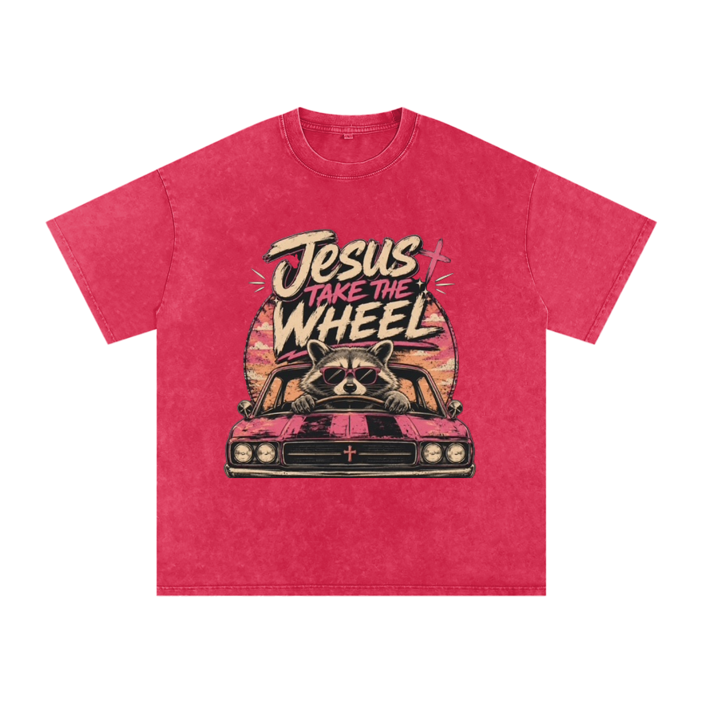 Jesus Take the Wheel Tee