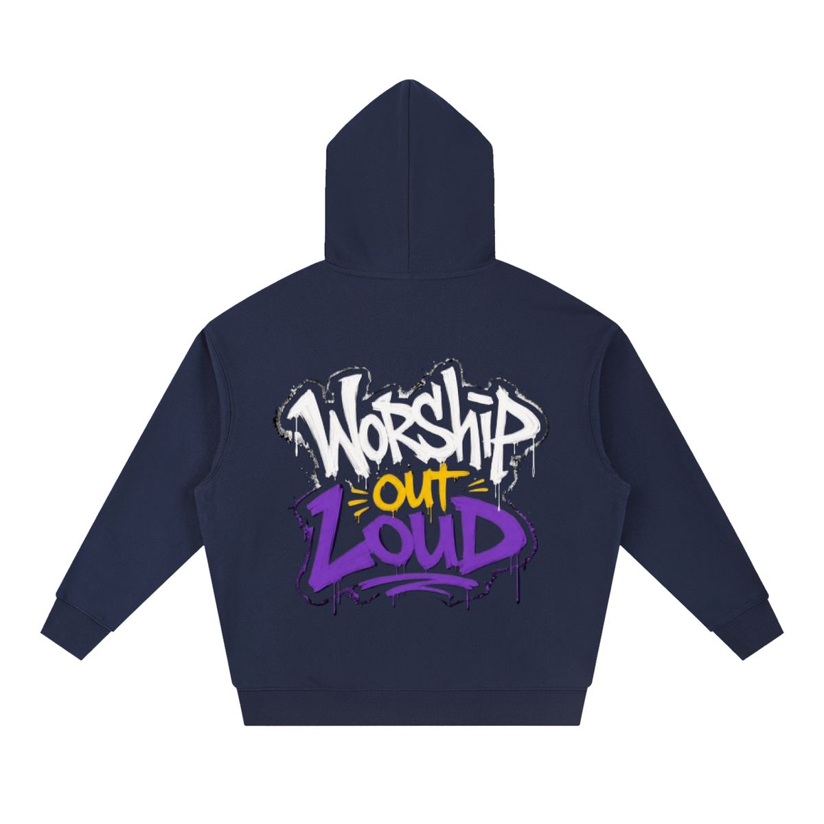 Graffiti Worship Out Loud Unisex Hoodie
